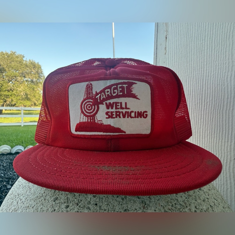 Vintage Red Trucker Hat